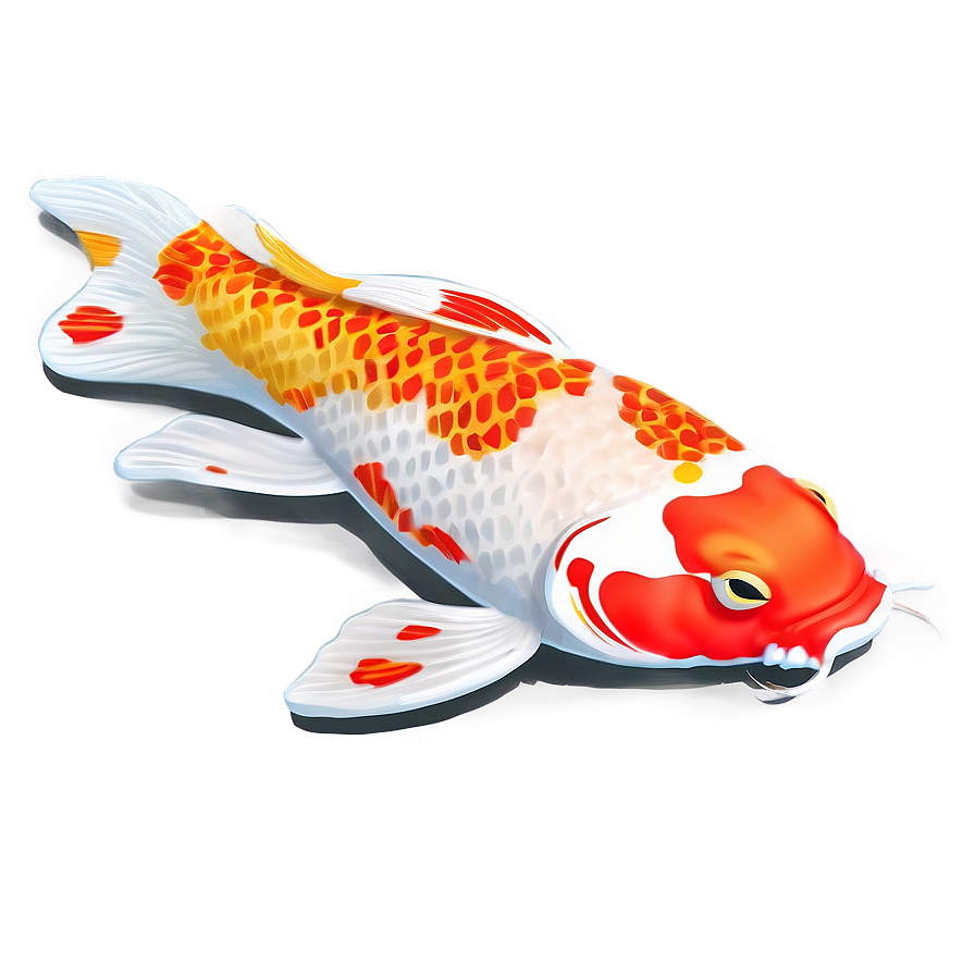 Peaceful Koi Reflection Png Mhy PNG Image