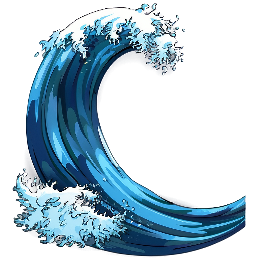 Peaceful Ocean Wave Png 05042024 PNG Image