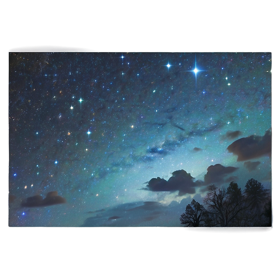 Peaceful Starry Sky Png 06252024 PNG Image