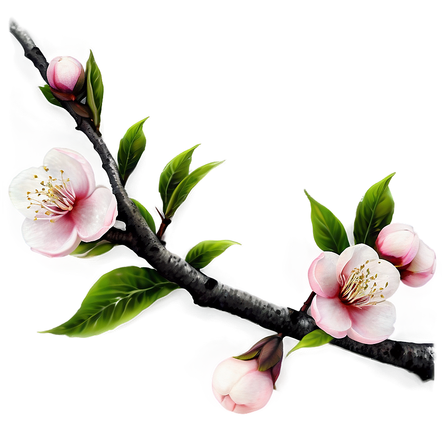 Peach Blossom Png 06252024 PNG Image