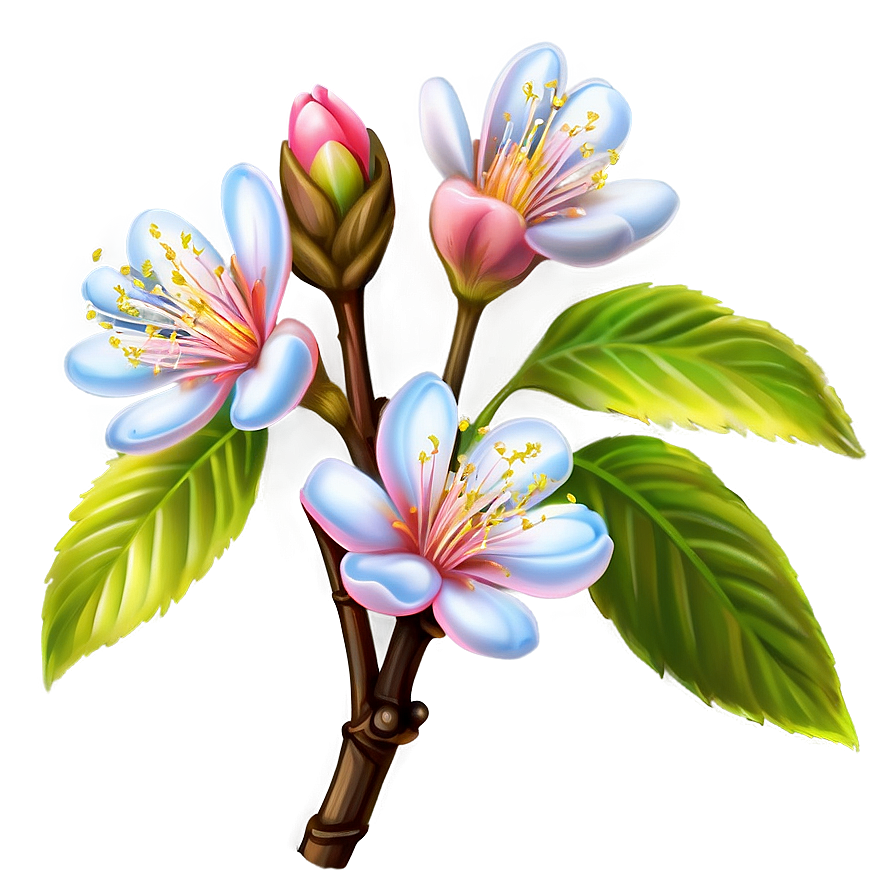 Peach Blossom Png Mbw11 PNG Image