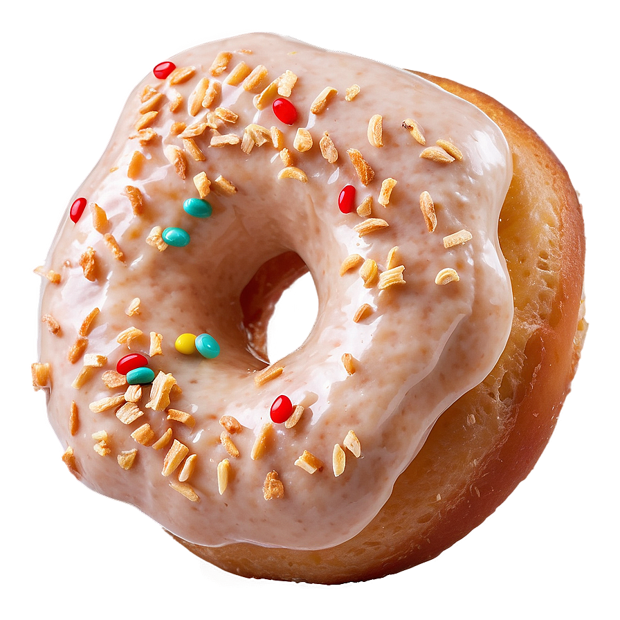 Peach Cobbler Donut Png Cqt80 PNG Image