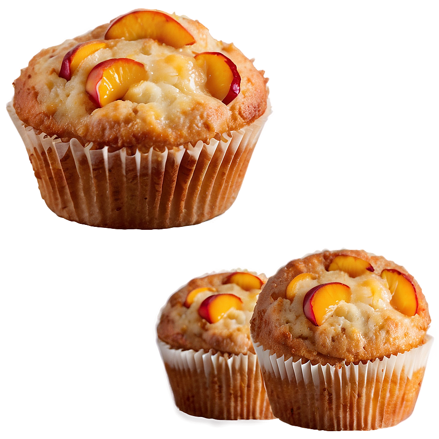 Peach Cobbler Muffin Png 06262024 PNG Image