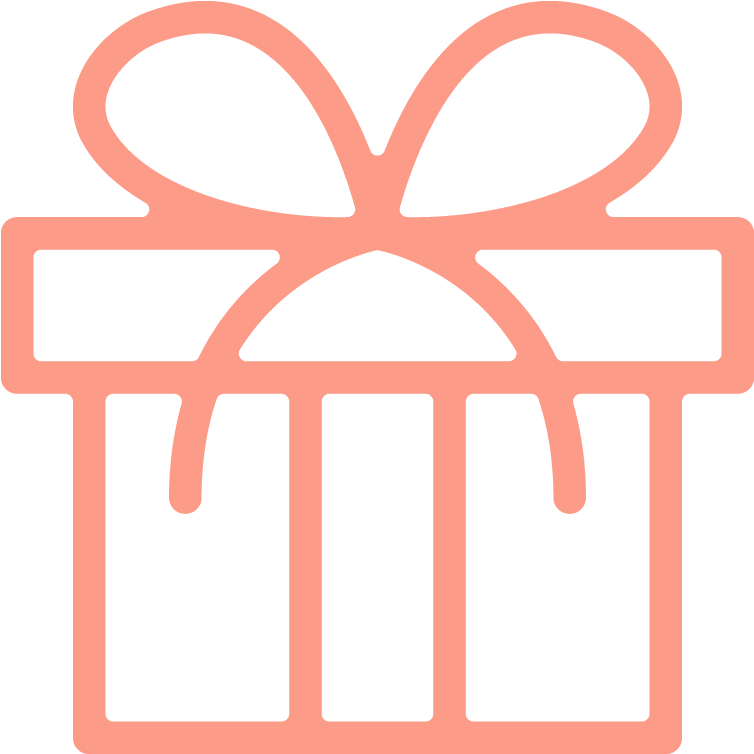 Peach Gift Icon.png PNG Image