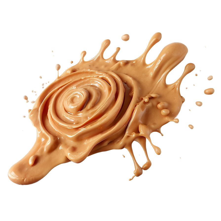 Peanut Butter Splash Png 05252024 PNG Image