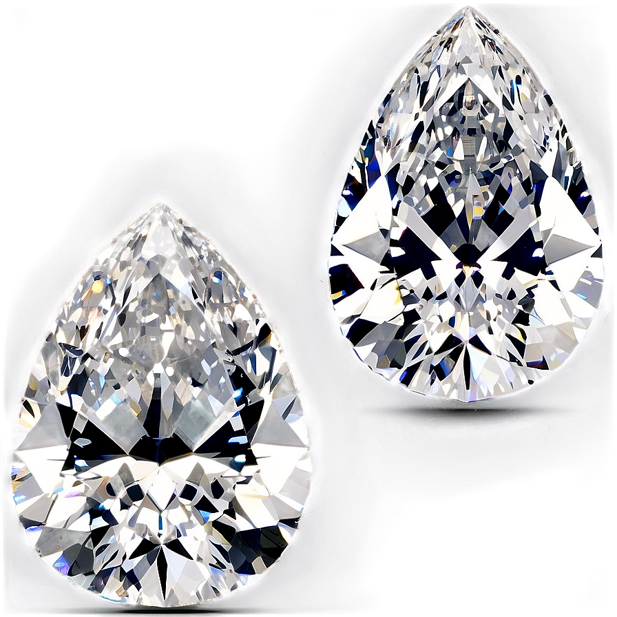 Pear Shaped Diamonds Png Nvc6 PNG Image