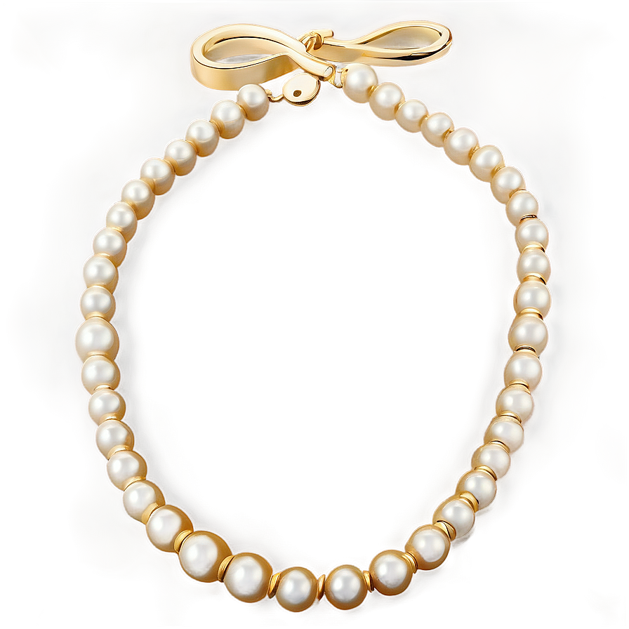 Pearl Gold Necklace Png 55 PNG Image