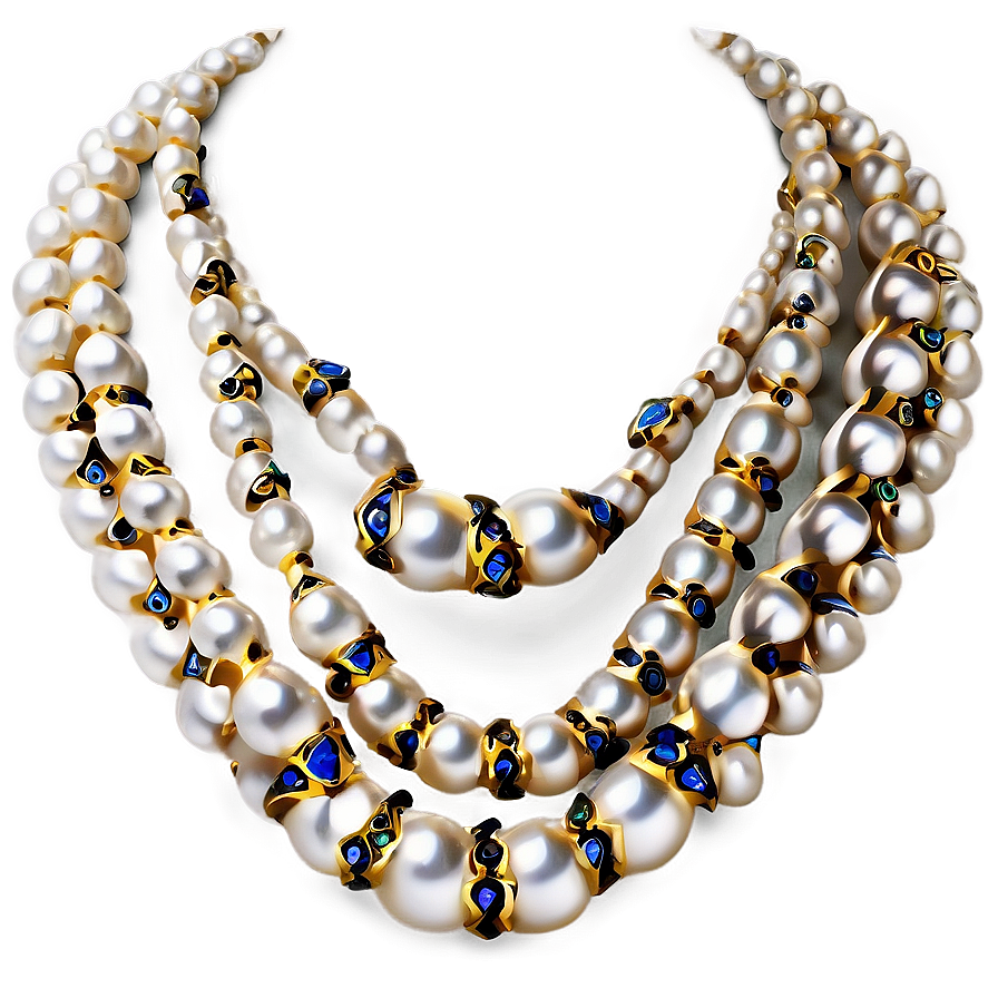 Pearl Jewelry Set Png 05242024 PNG Image