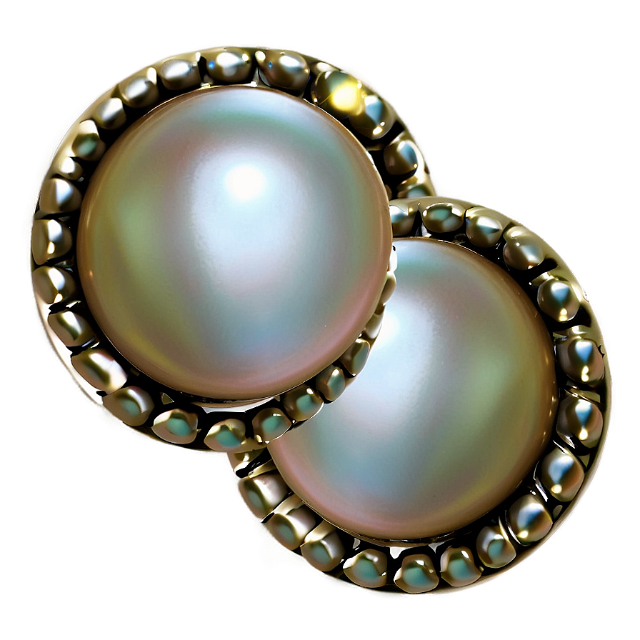 Pearl Studs Png Vvw PNG Image