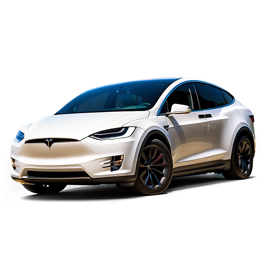 Pearl White Tesla Model X Png 73 PNG Image