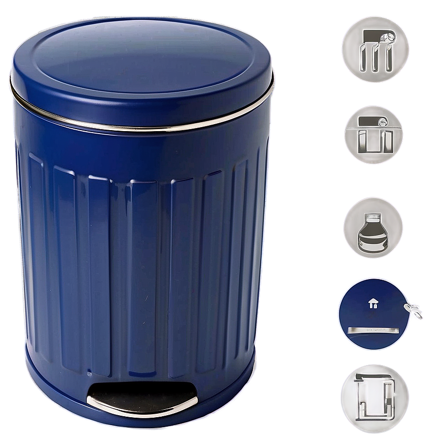 Pedal Trash Bin Specification Png Oln95 PNG Image