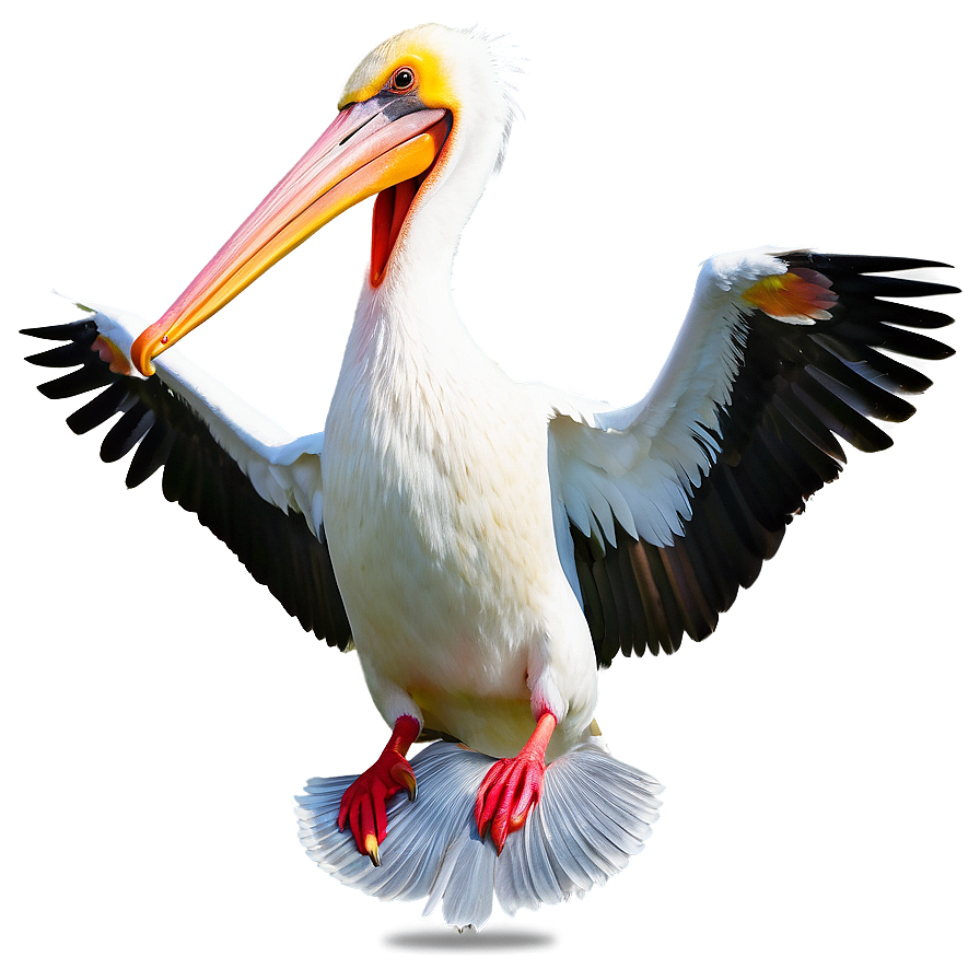 Pelican Hovering Over Water Png Wlq59 PNG Image