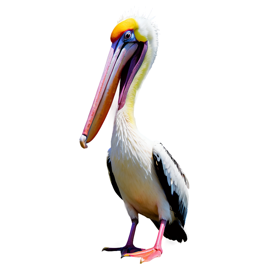 Pelican In Tropical Setting Png Vml99 PNG Image