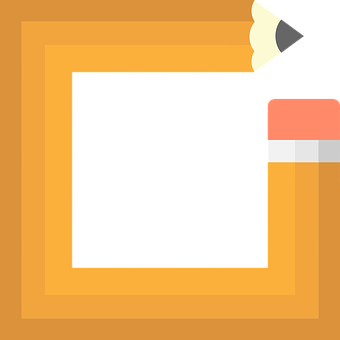 Pencil Drawing Frame Icon PNG Image