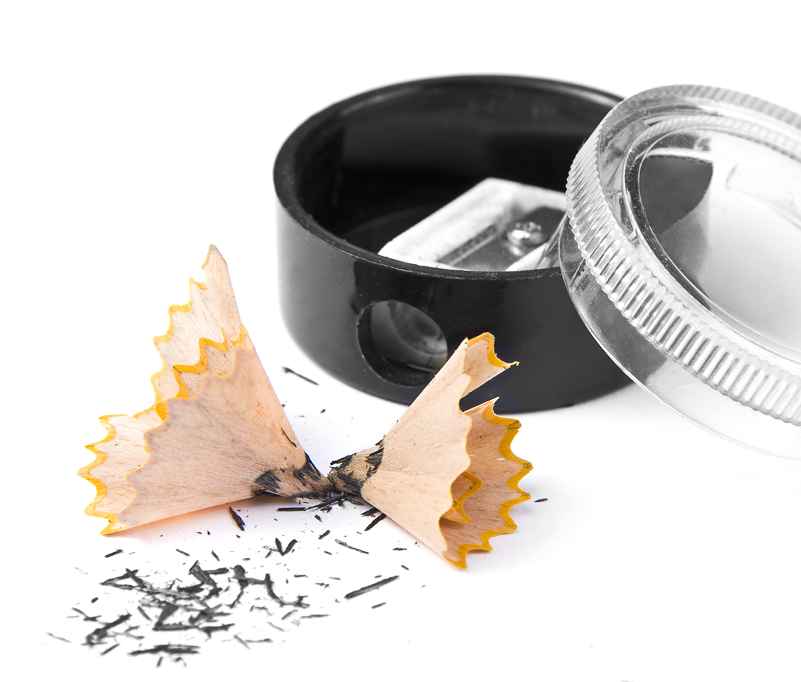 Pencil Shavingsand Sharpener PNG Image