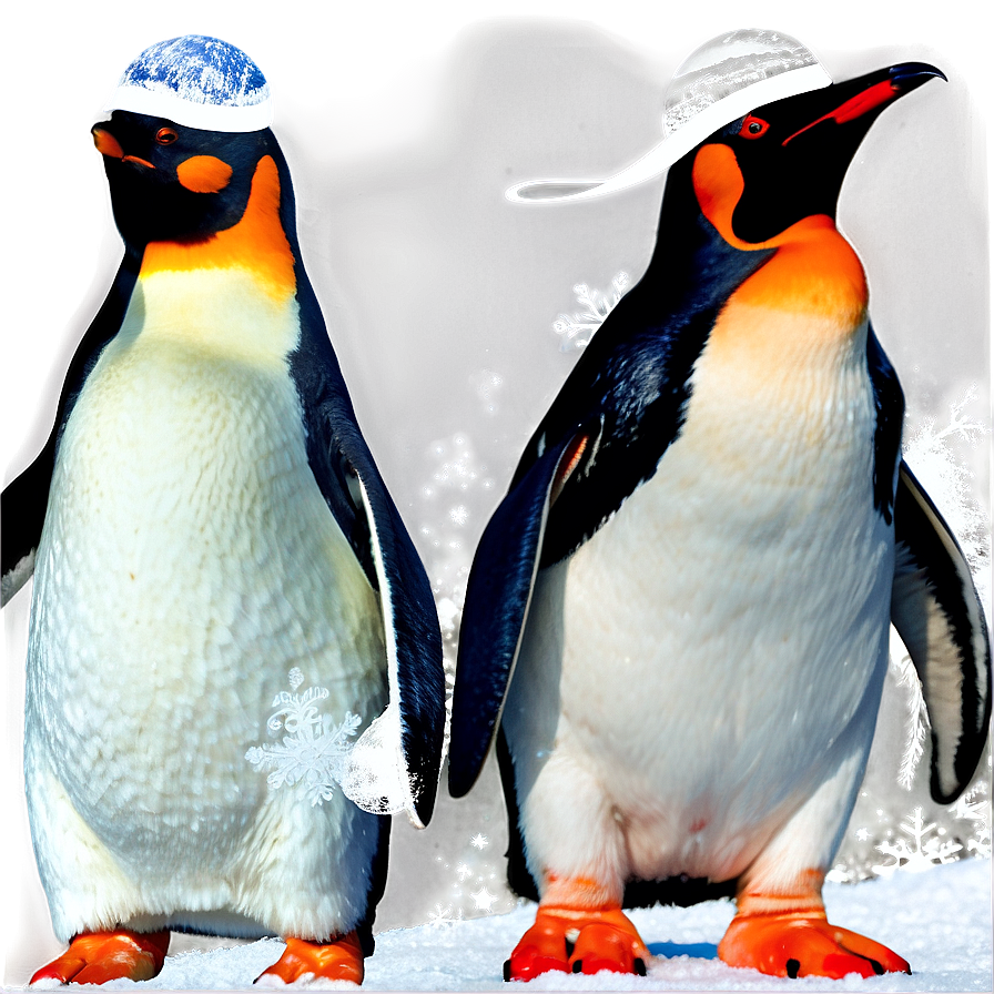 Penguin In Snow Png Jcj PNG Image