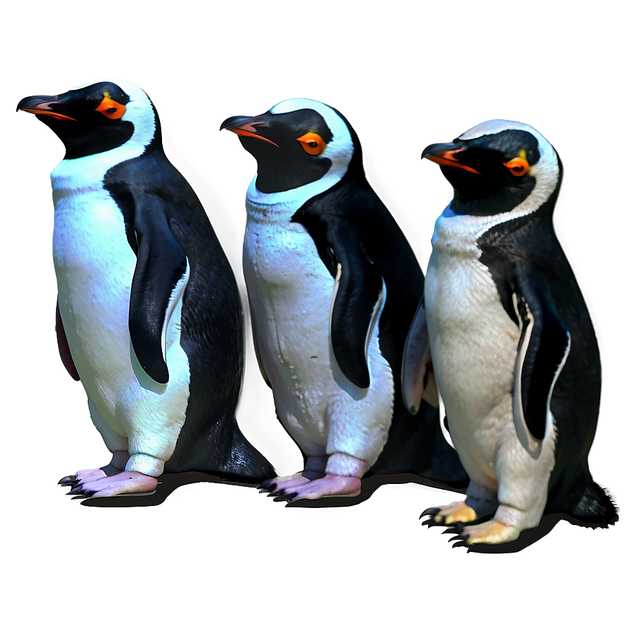 Penguin Parade Png 05062024 PNG Image