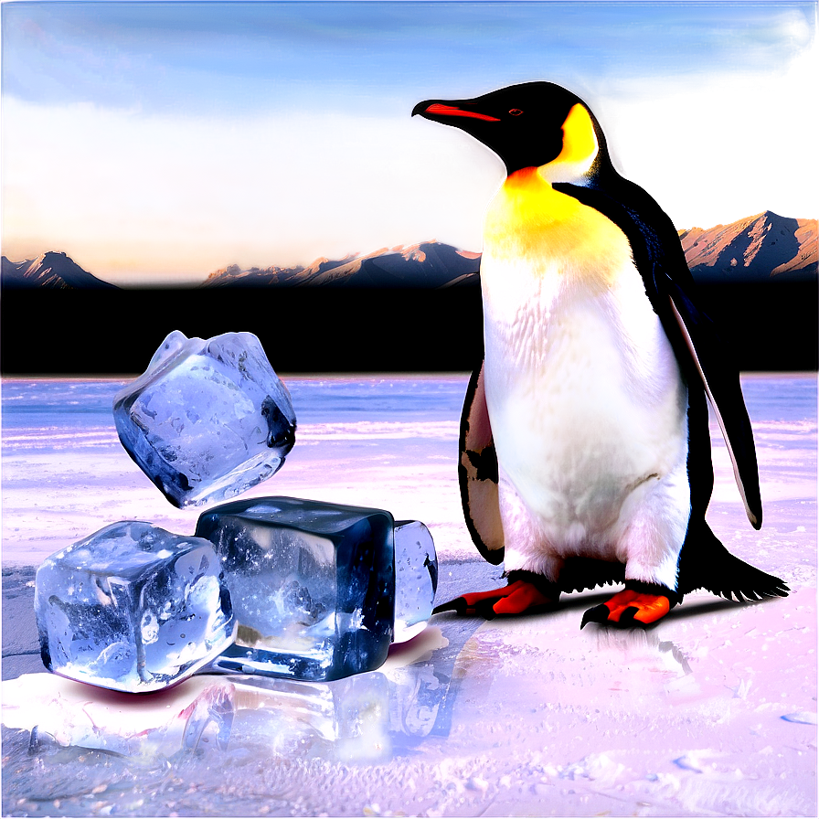 Penguins And Ice Png Sdc PNG Image