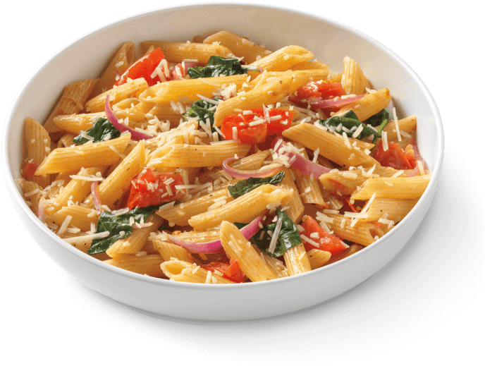 Penne Pastawith Vegetablesand Cheese PNG Image