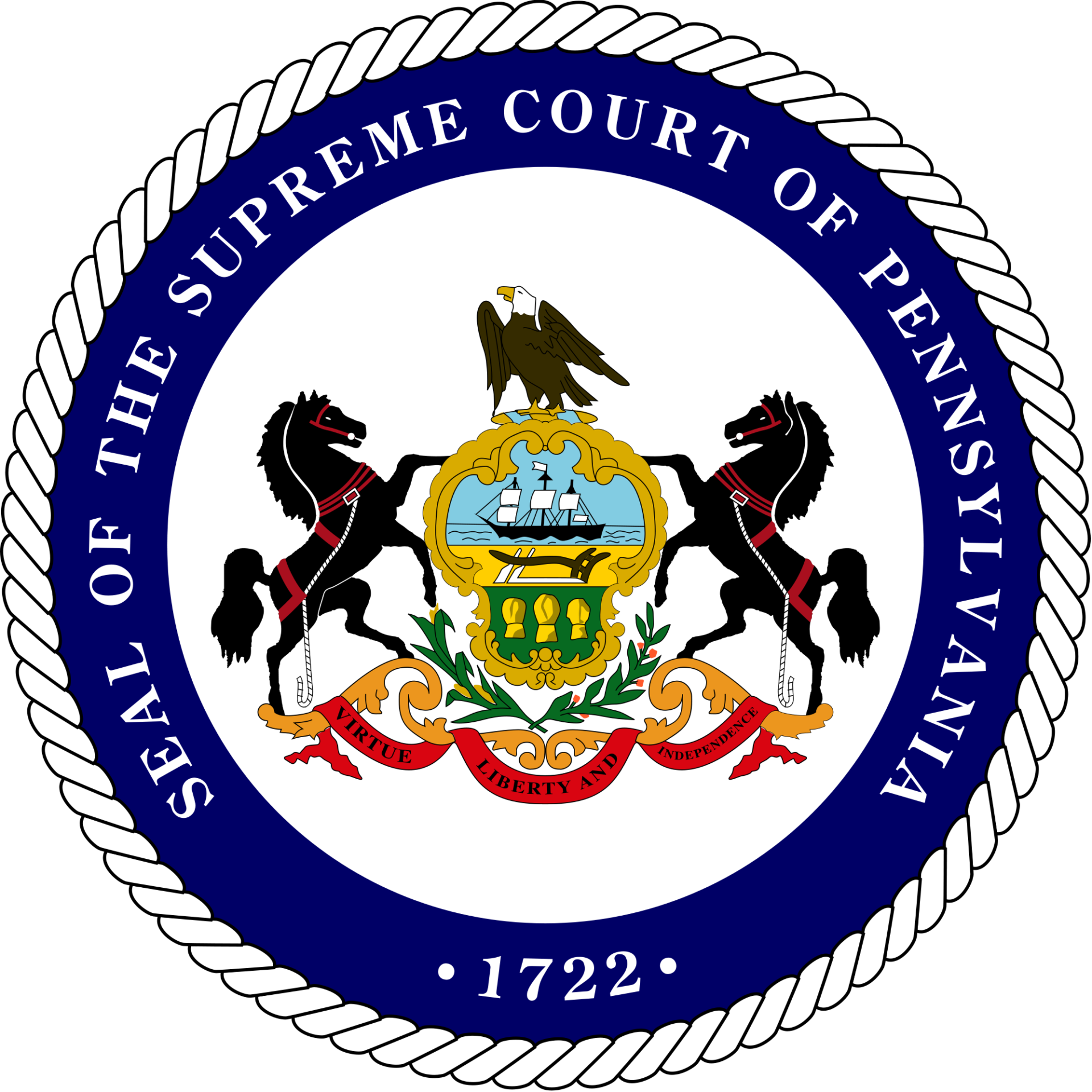 Pennsylvania Supreme Court Seal1772 PNG Image