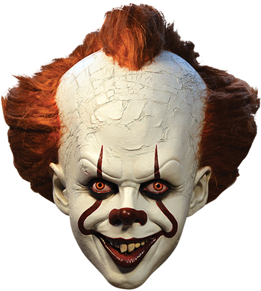 Pennywise Clown Mask PNG Image