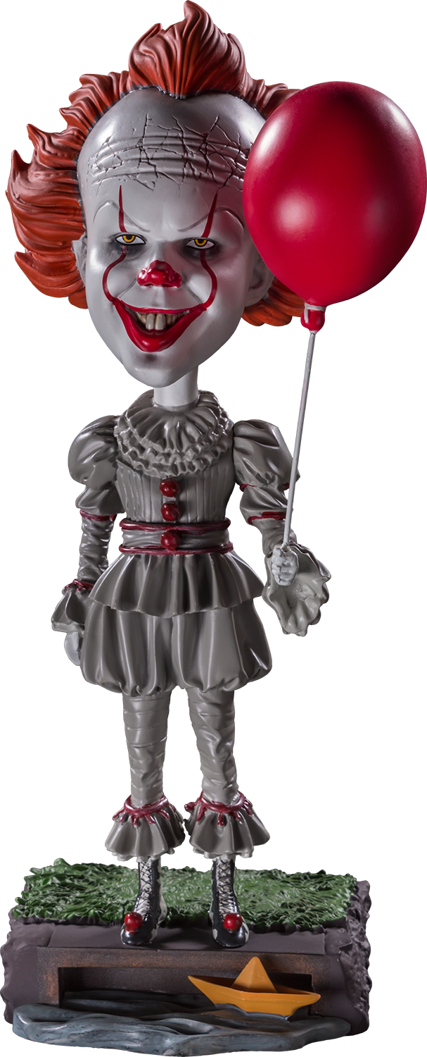 Pennywise Figure With Balloon PNG Image