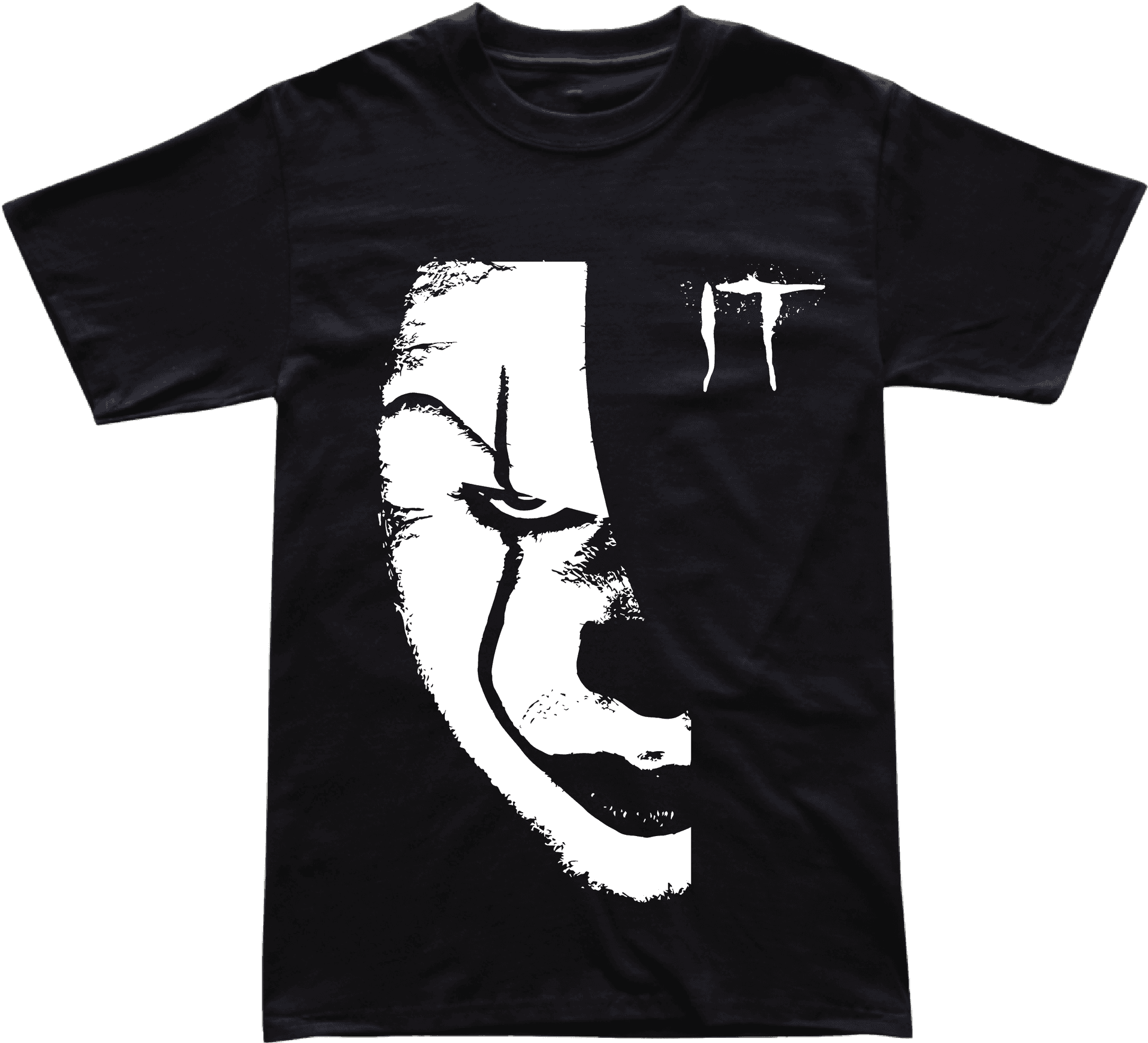 Pennywise Graphic Tee Design PNG Image