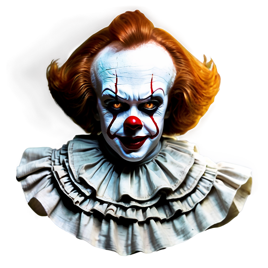 Pennywise Makeup Png 05212024 PNG Image