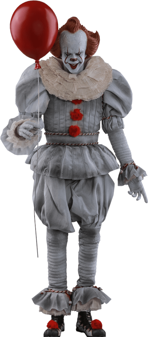 Pennywise The Dancing Clown With Balloon PNG Image