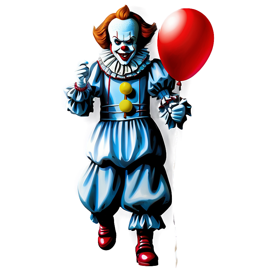 Pennywise With Balloons Png Yvr84 PNG Image