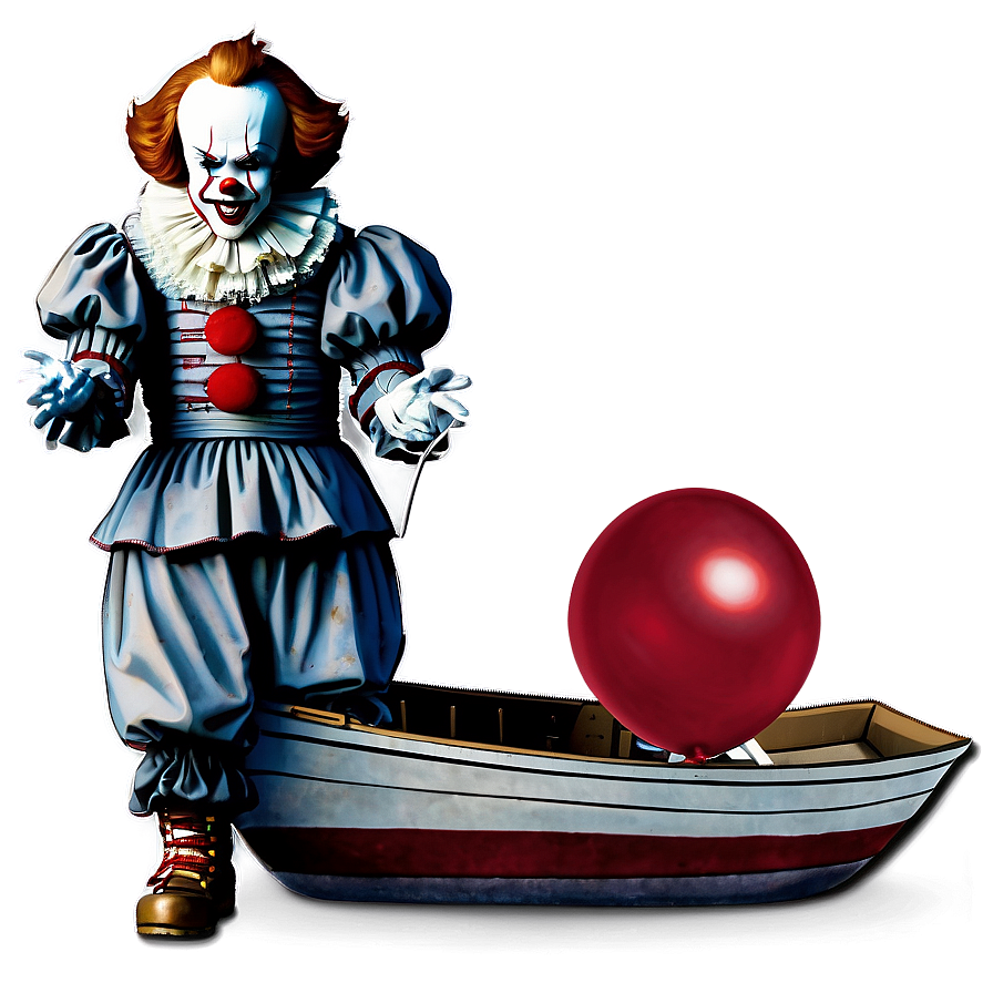 Pennywise With Boat Png Pym PNG Image