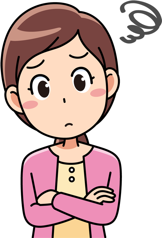 Pensive Cartoon Character.png PNG Image