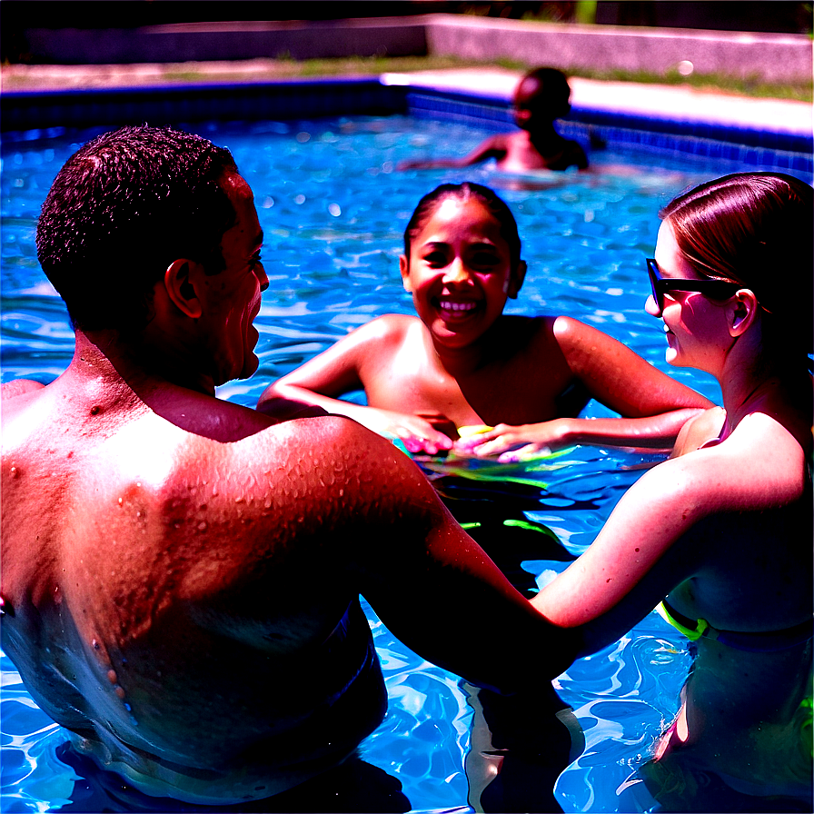 People Cooling Off In Pool Png 36 PNG Image