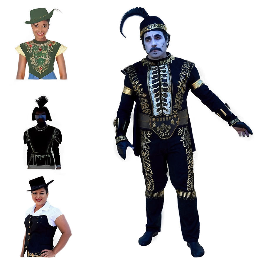 People In Costume Png Enl PNG Image