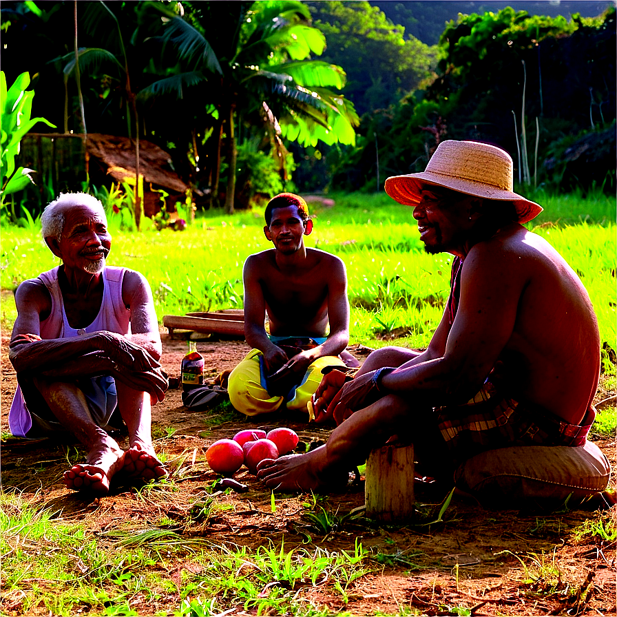 People Sitting In Countryside Png Pwv57 PNG Image