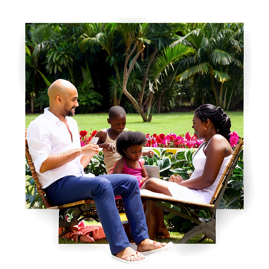 People Sitting In Garden Png 05252024 PNG Image