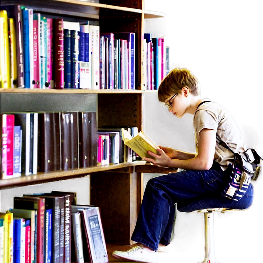 People Sitting In Library Png 75 PNG Image