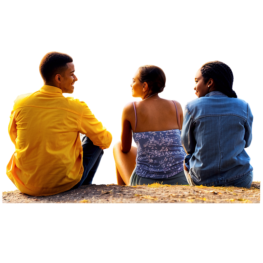 People Sitting On Mountain Top Png Ydn PNG Image