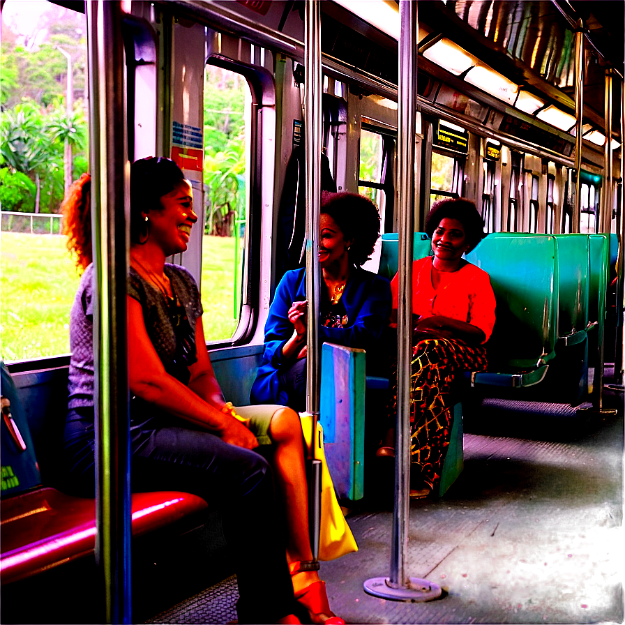 People Sitting On Public Transport Png Rfa PNG Image