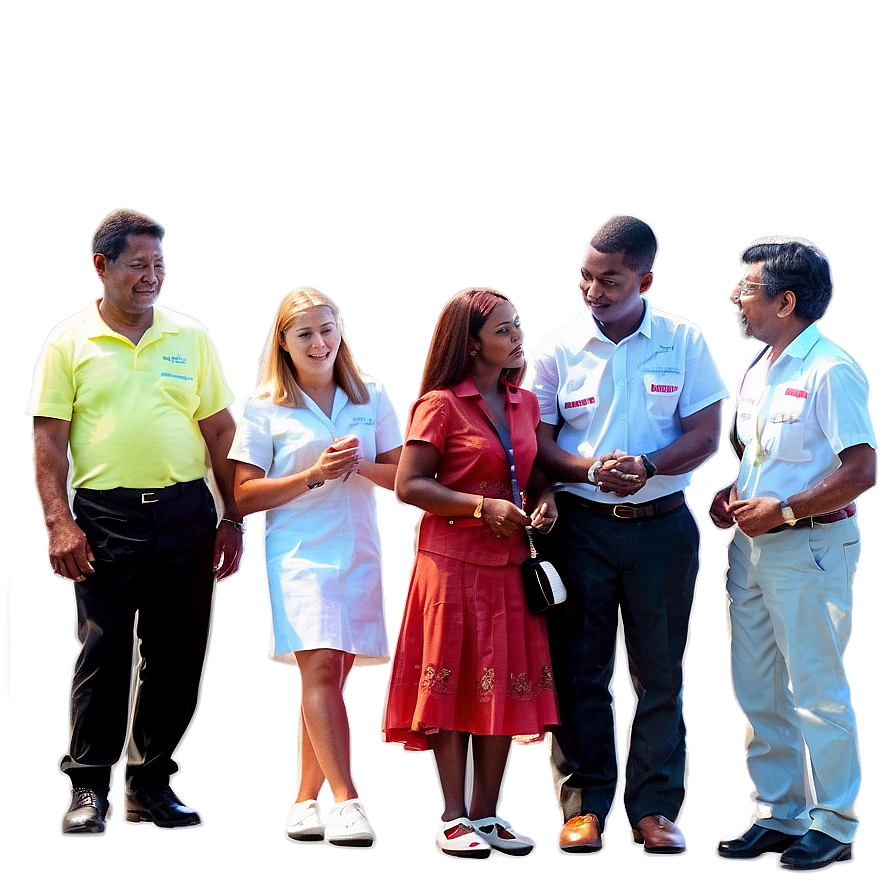 People Standing At Event Png 15 PNG Image