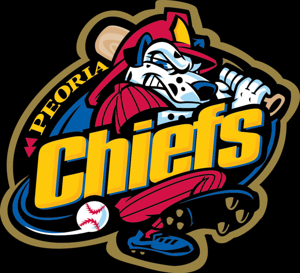 Peoria Chiefs Baseball Team Logo PNG Image