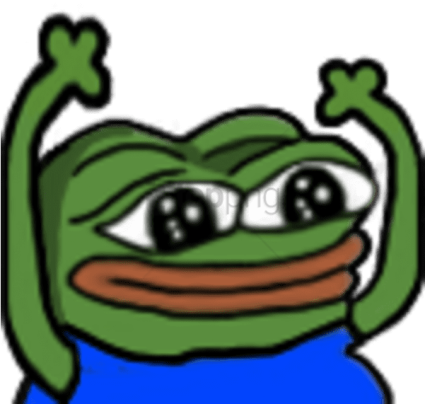 Pepe Hands_ Emotion_ Twitch_ Emote.png PNG Image