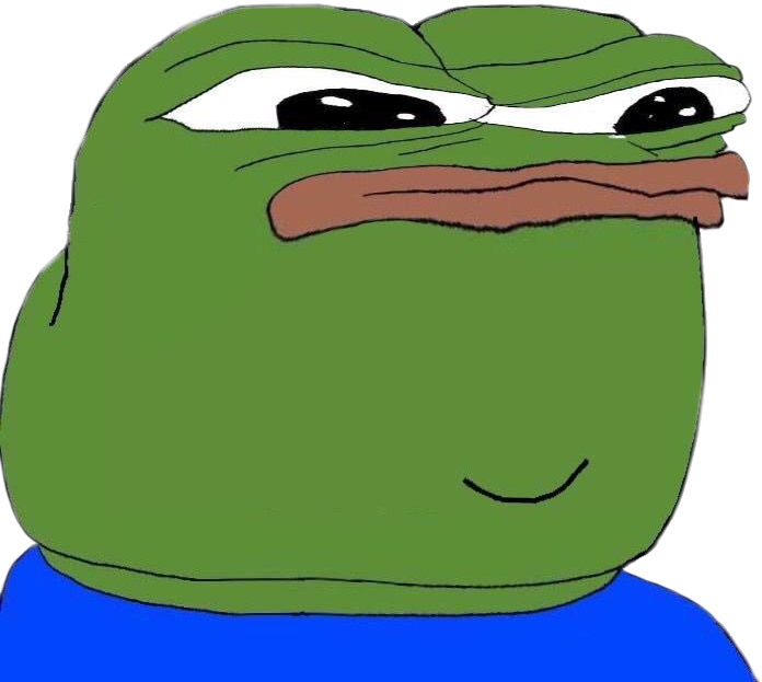 Pepe The Frog Smug Expression.png PNG Image