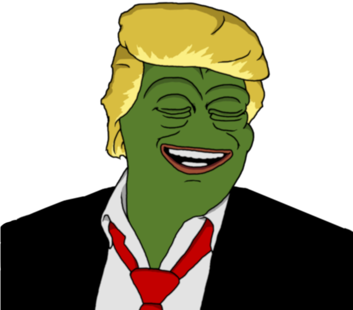 Pepeas Trump Caricature PNG Image