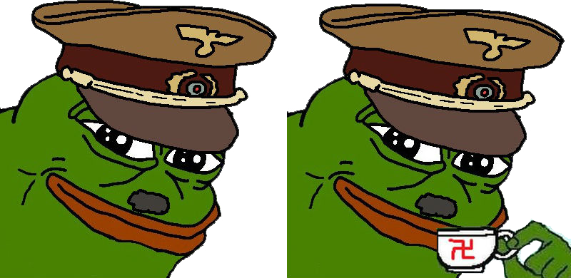 Pepethe Frog Tea Time Meme PNG Image