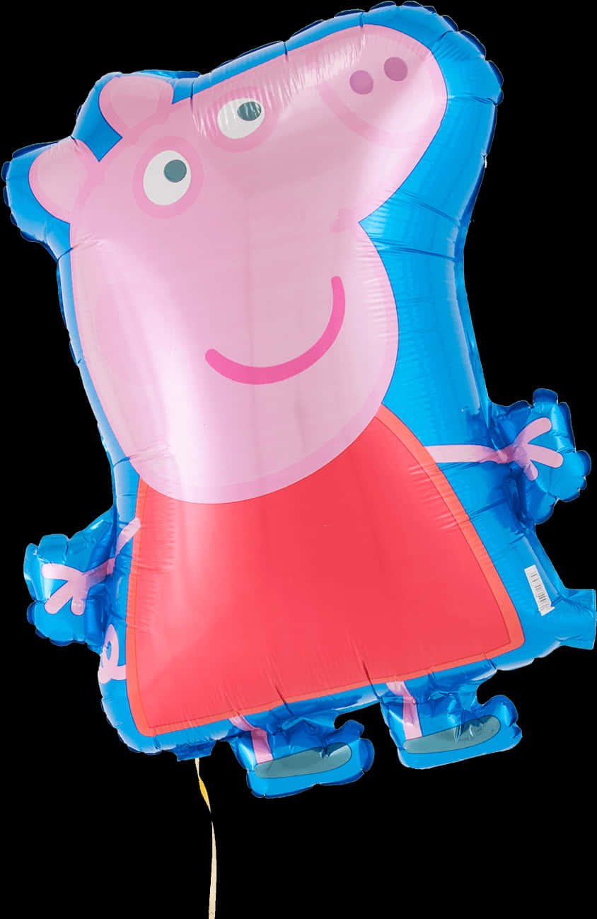 Peppa Pig Balloon Floating PNG Image