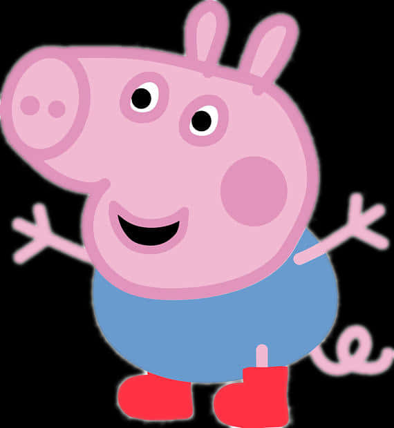 Peppa Pig Cartoon Character PNG Image