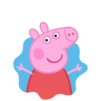 Peppa Pig Cartoon Character PNG Image