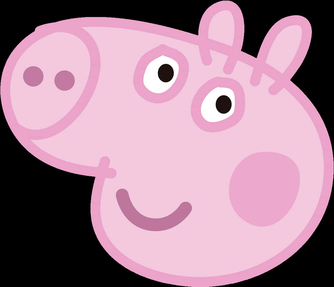 Peppa Pig Cartoon Character PNG Image