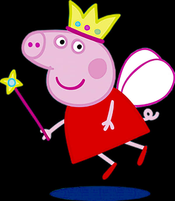 Peppa Pig Fairy Princess Costume PNG Image